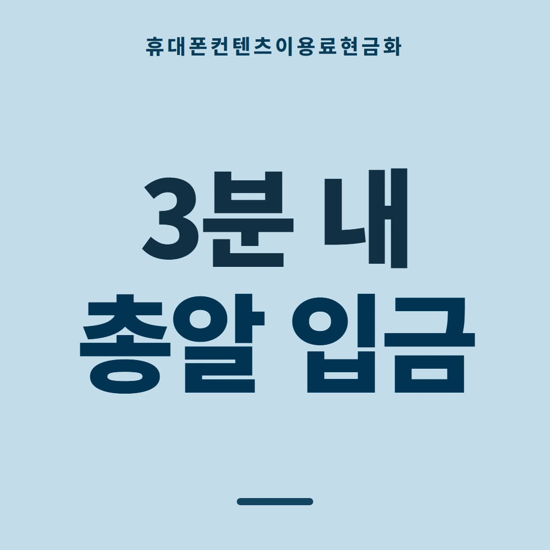 품티켓 휴대폰 회선의 컨텐츠이용료현금화 쓸 수 있는 한도 안내 이미지