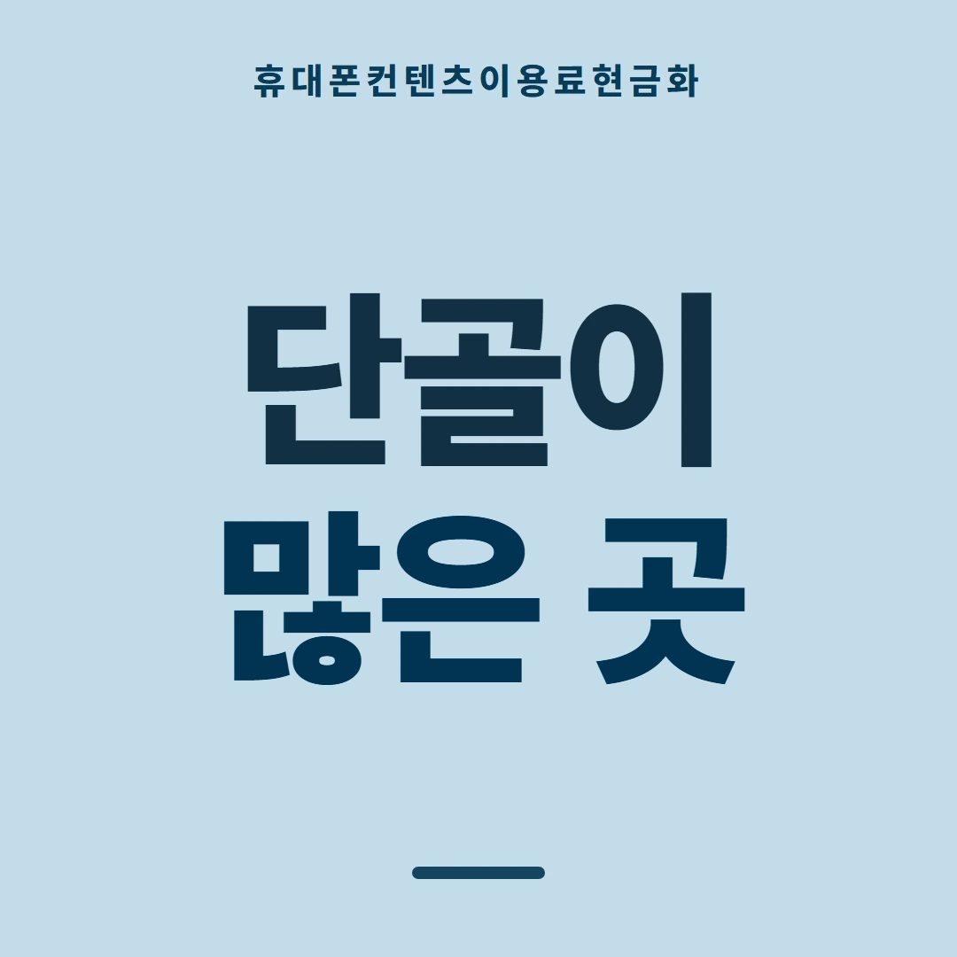 품티켓 휴대폰 회선의 컨텐츠이용료현금화 금액이 정해지는 근거 안내 이미지